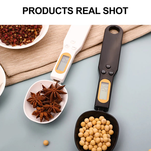 Nueva cuchara de pesaje ajustable con medición Digital LCD, báscula para café en polvo, báscula para hornear, cuchara medidora electrónica, herramientas de cocina
