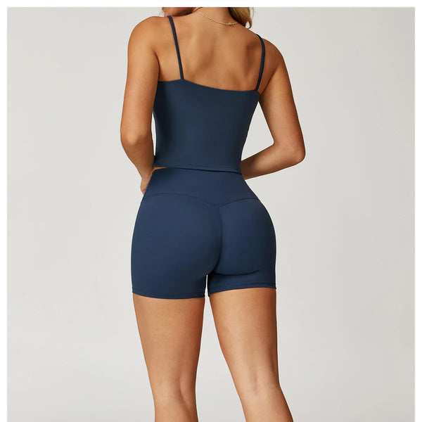 Conjunto deportivo de 2 piezas para mujer, atractivo y cómodo