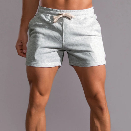 Pantalones cortos informales 100% de algodón para hombre, pantalones cortos de moda de alta calidad para hombre, pantalones cortos con bolsillos laterales y cremallera para correr al aire libre