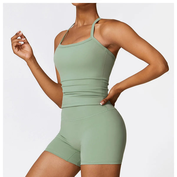 Conjunto deportivo de 2 piezas para mujer, muévete con comodidad y seguridad al momento de hacer ejercicio