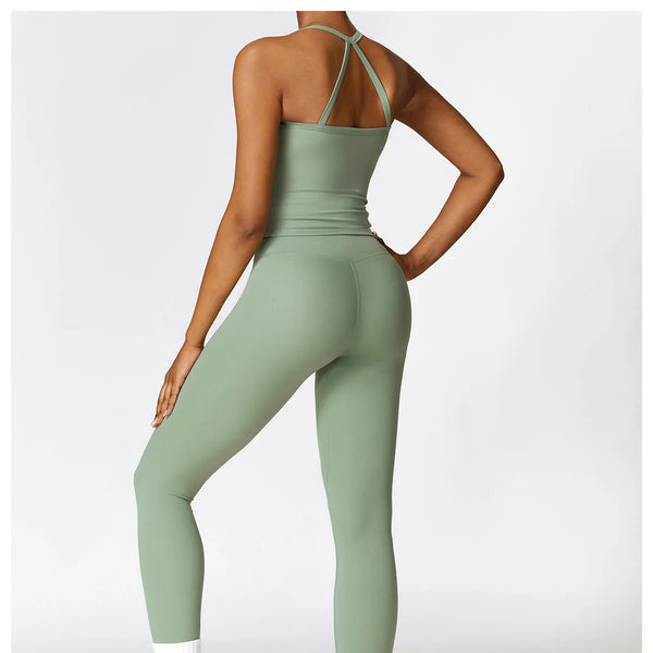 Conjunto deportivo de 2 piezas para mujer, muévete con comodidad y seguridad al momento de hacer ejercicio