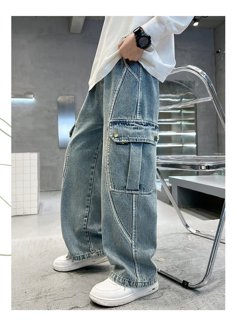 Pantalon jean con diseño actual para  niño, cómodo y elegante