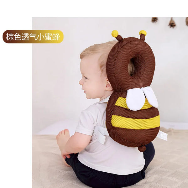 Nuevo Protector de espalda para aprender a caminar, almohada protectora anticaída de dibujos animados para bebé, cojín Protector de cabeza seguro para niños
