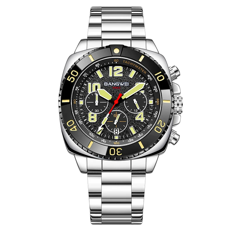 Nuevo reloj impermeable para hombres moda militar deportes cuarzo hombres reloj Casual fecha de negocios cronógrafo