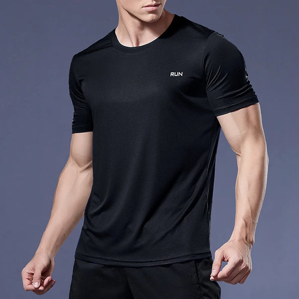 Camisetas deportiva para hombre, Camiseta deportiva de compresión de secado rápido, gimnasio y Fitness