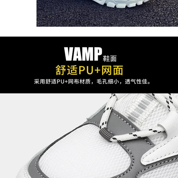 2025 nuevos zapatos de primavera para hombre, zapatos de malla transpirables de tendencia de primavera, zapatos deportivos y de ocio para correr, zapatos de moda, zapatos versátiles