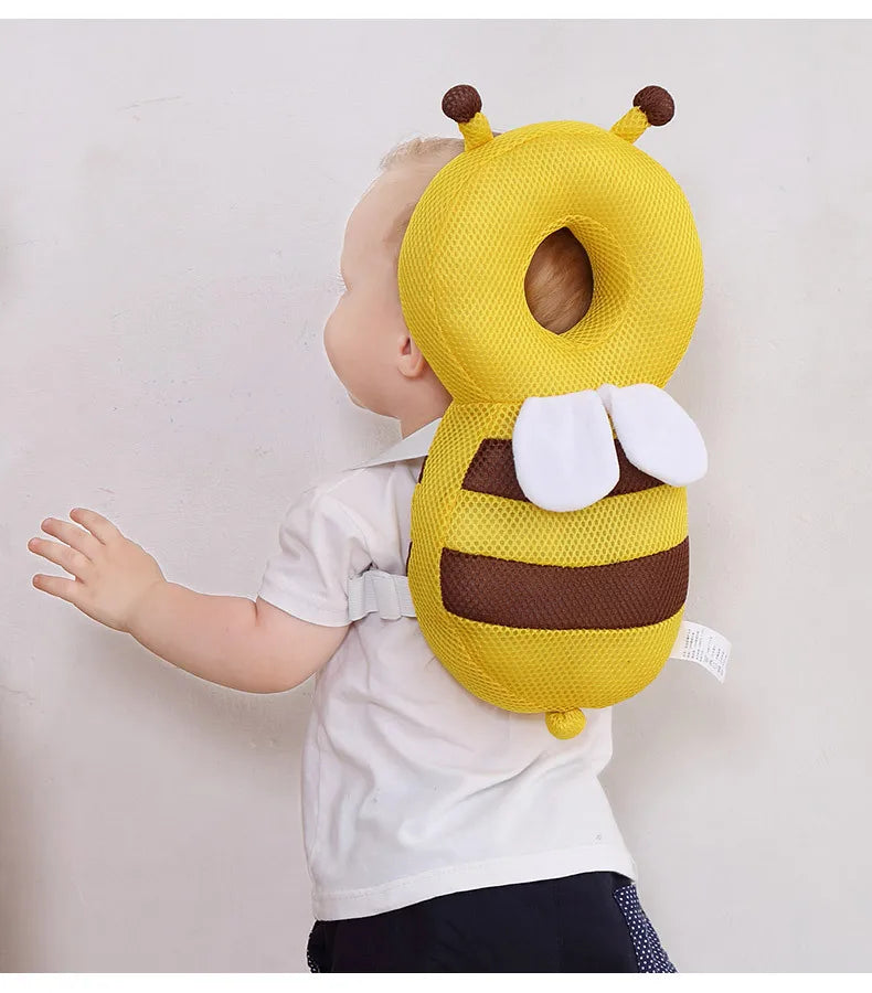 Nuevo Protector de espalda para aprender a caminar, almohada protectora anticaída de dibujos animados para bebé, cojín Protector de cabeza seguro para niños