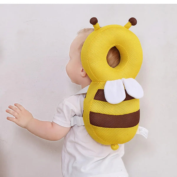Nuevo Protector de espalda para aprender a caminar, almohada protectora anticaída de dibujos animados para bebé, cojín Protector de cabeza seguro para niños