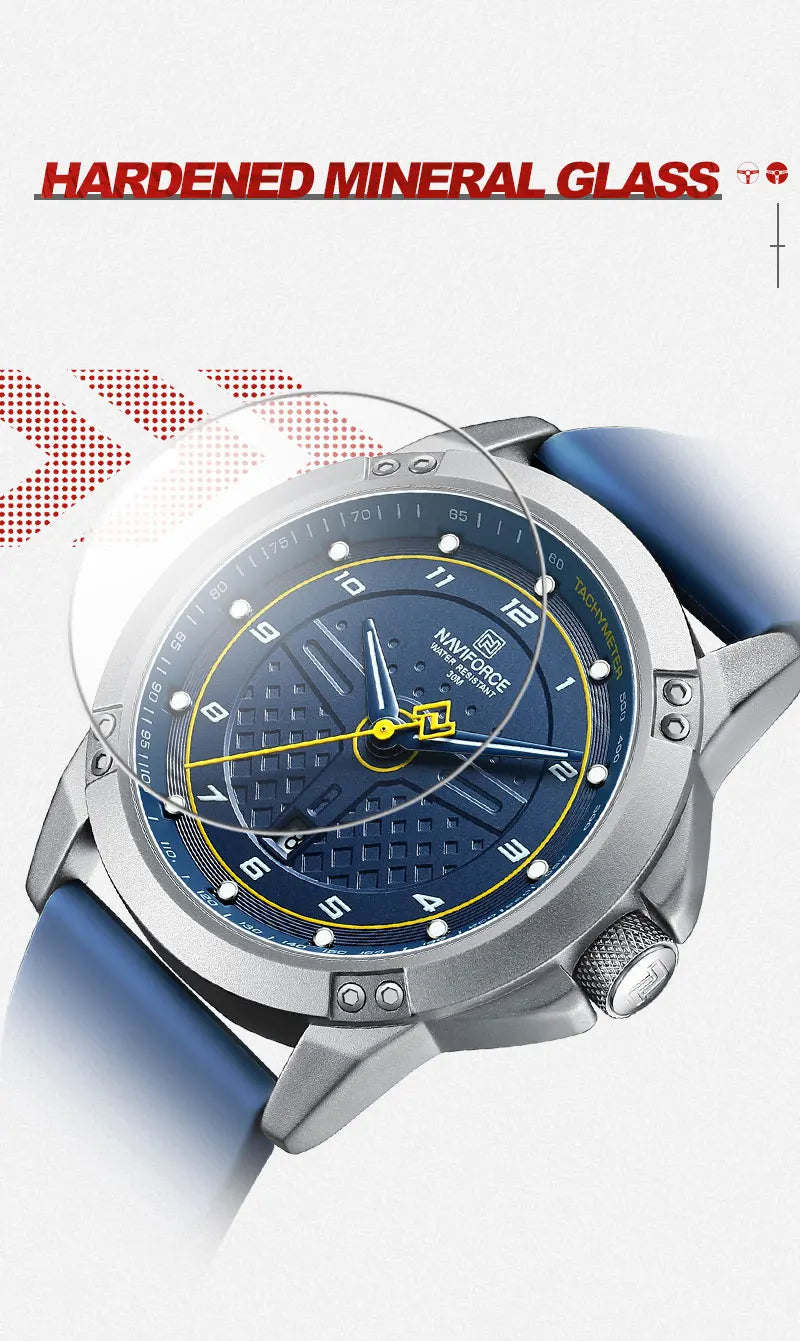 Reloj de pulsera informal de cuarzo, relojes impermeables a la moda para hombre, correa deportiva de silicona, reloj luminoso para hombre