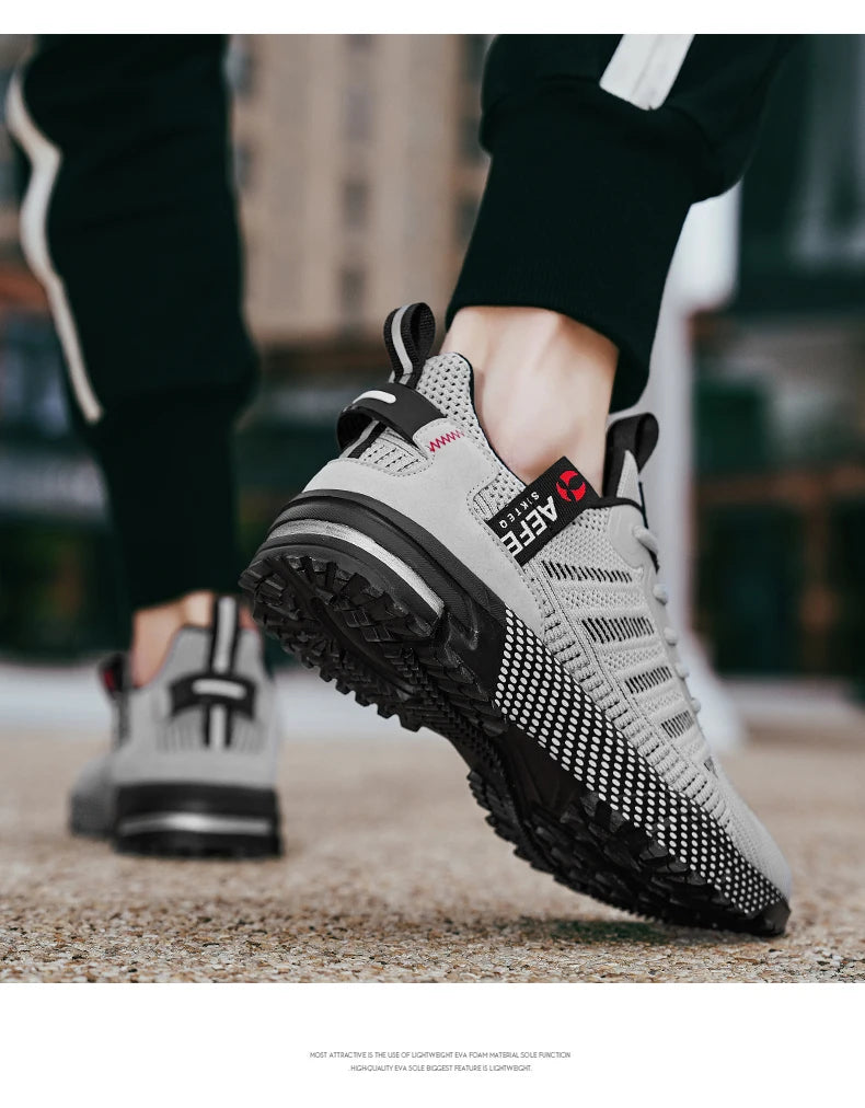 Zapatos deportivos para hombre, zapatos transpirables para exteriores, zapatillas ligeras para hombre, calzado de entrenamiento atlético cómodo