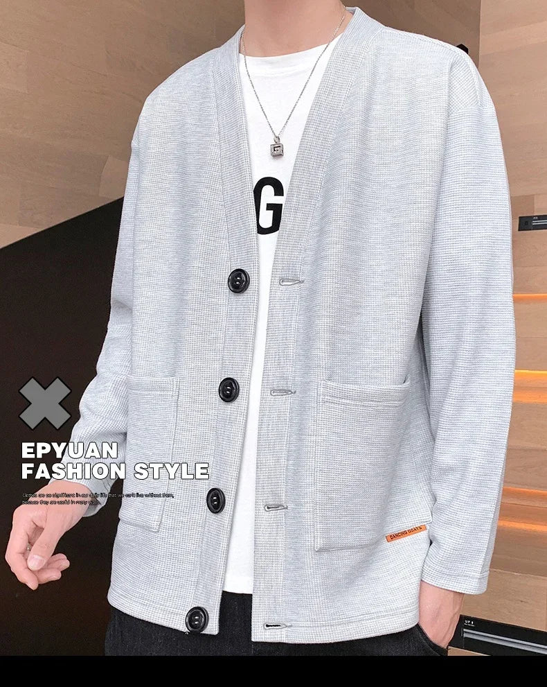 Chaqueta de verano para hombre, chaqueta de secado rápido de seda helada, chaleco informal de negocios de alta gama