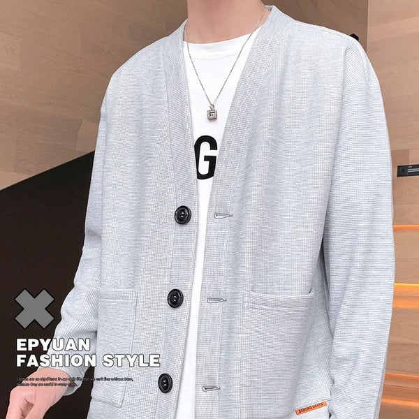 Chaqueta de verano para hombre, chaqueta de secado rápido de seda helada, chaleco informal de negocios de alta gama