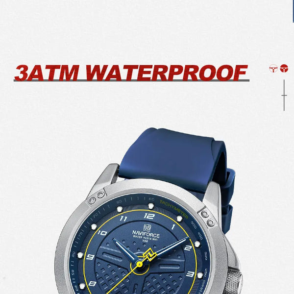 Reloj de pulsera informal de cuarzo, relojes impermeables a la moda para hombre, correa deportiva de silicona, reloj luminoso para hombre