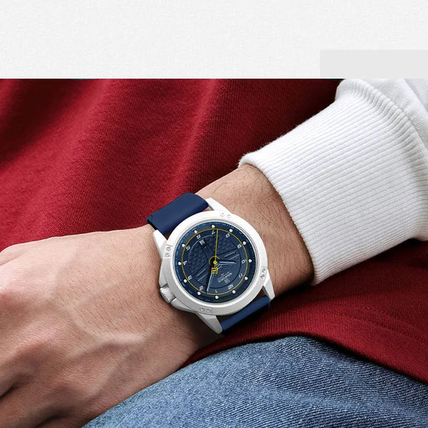 Reloj de pulsera informal de cuarzo, relojes impermeables a la moda para hombre, correa deportiva de silicona, reloj luminoso para hombre