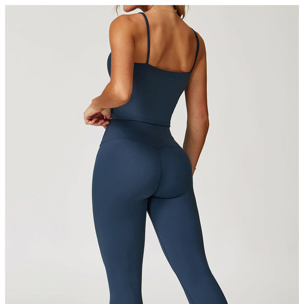 Conjunto deportivo de 2 piezas para mujer, atractivo y cómodo