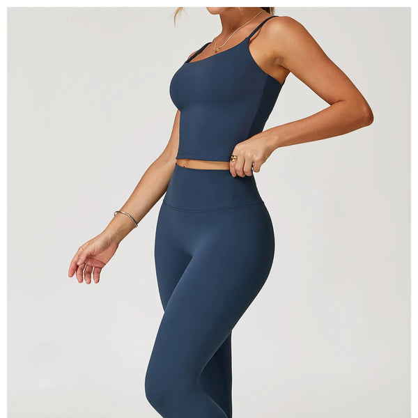 Conjunto deportivo de 2 piezas para mujer, atractivo y cómodo