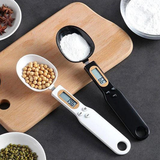Báscula electrónica de cocina, 500g, 0,1g, LCD, medición Digital de alimentos, harina, cuchara Digital, Mini herramienta de cocina para báscula de café con leche