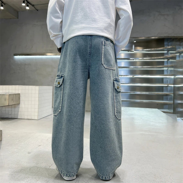 Pantalon jean con diseño actual para  niño, cómodo y elegante