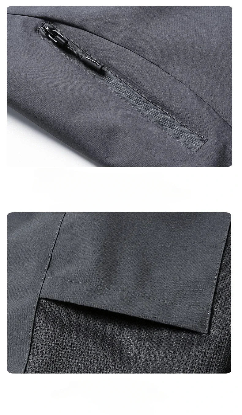 Chaqueta impermeable para hombre, impermeable exterior ligero con capucha para exteriores, chaqueta a prueba de viento para senderismo, chaquetas para escalar al aire libre