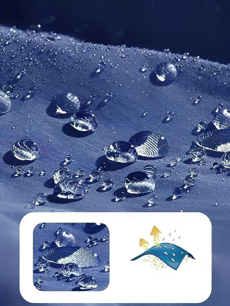 Chaqueta impermeable para hombre, impermeable exterior ligero con capucha para exteriores, chaqueta a prueba de viento para senderismo, chaquetas para escalar al aire libre