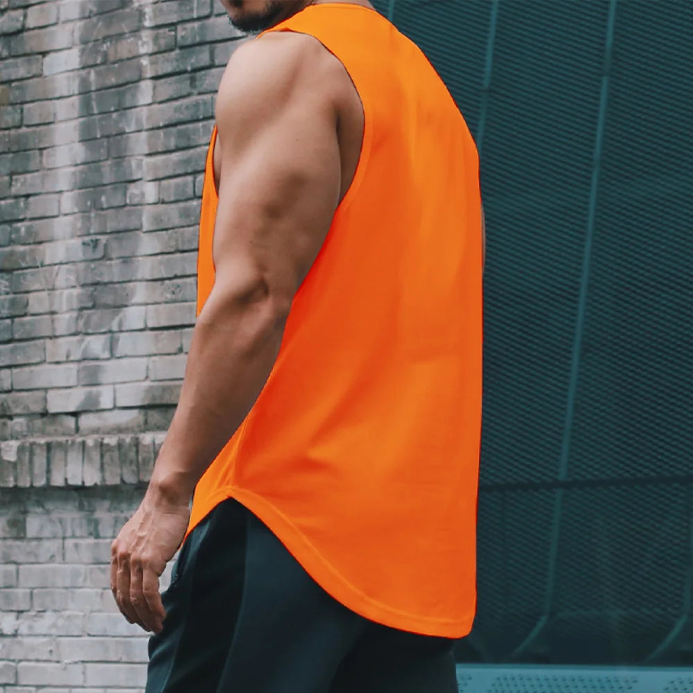 Camiseta deportiva sin mangas para hombre, camiseta sin mangas transpirable de secado rápido para correr, entrenamiento, maratón, chaleco deportivo