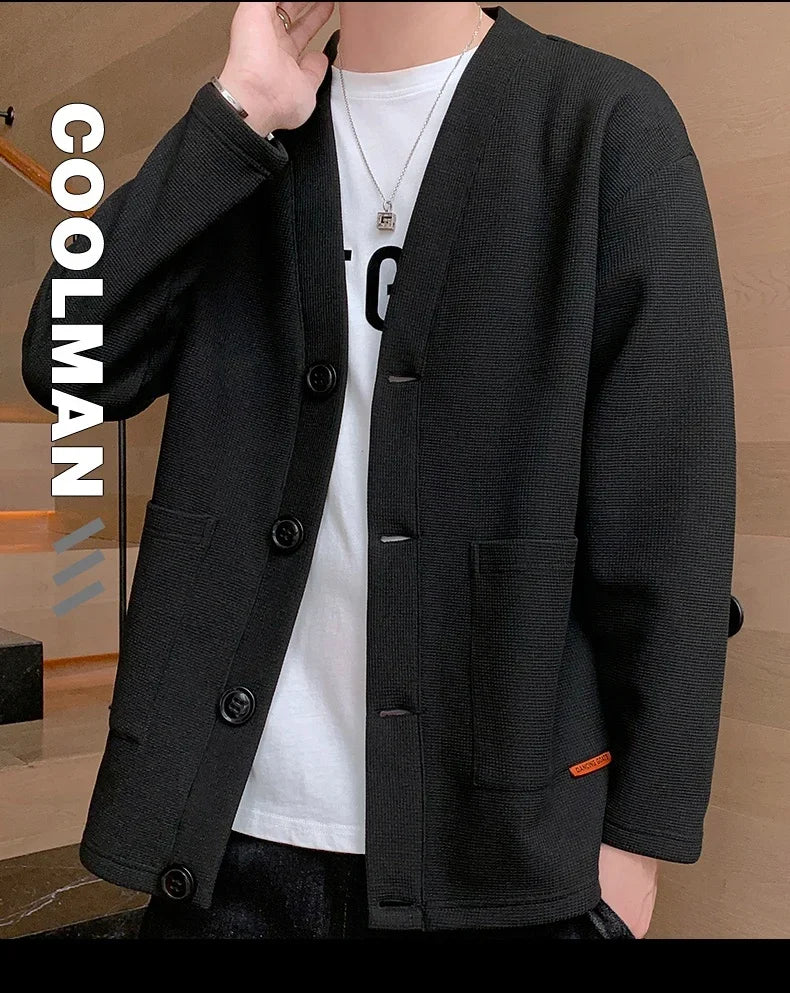 Chaqueta de verano para hombre, chaqueta de secado rápido de seda helada, chaleco informal de negocios de alta gama