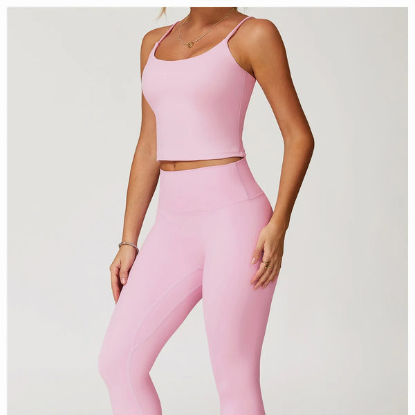 Conjunto deportivo de 2 piezas para mujer, atractivo y cómodo