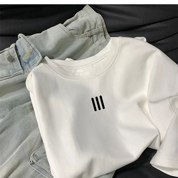 Camisetas de gran tamaño para hombre, Camiseta de algodón para hombre, camisetas con estampado de moda para hombre
