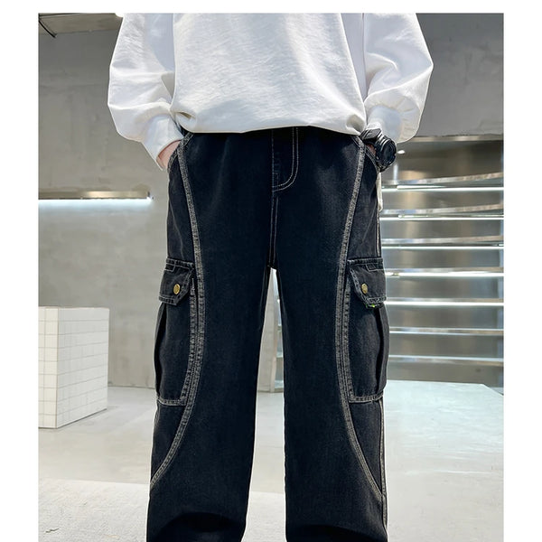 Pantalon jean con diseño actual para  niño, cómodo y elegante