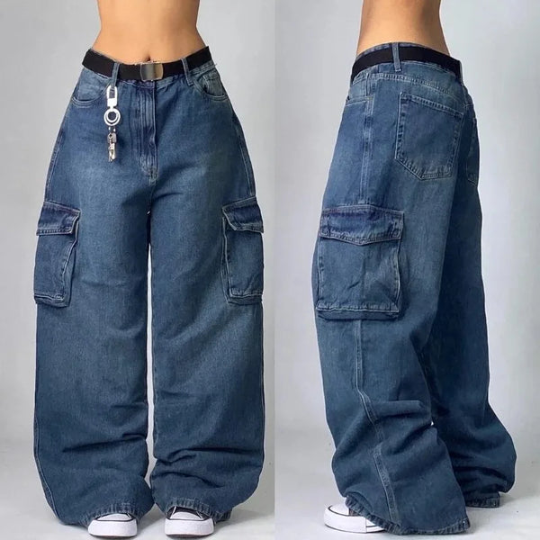 Pantalones de moda hip-hop para una mujer valiente y con estilo