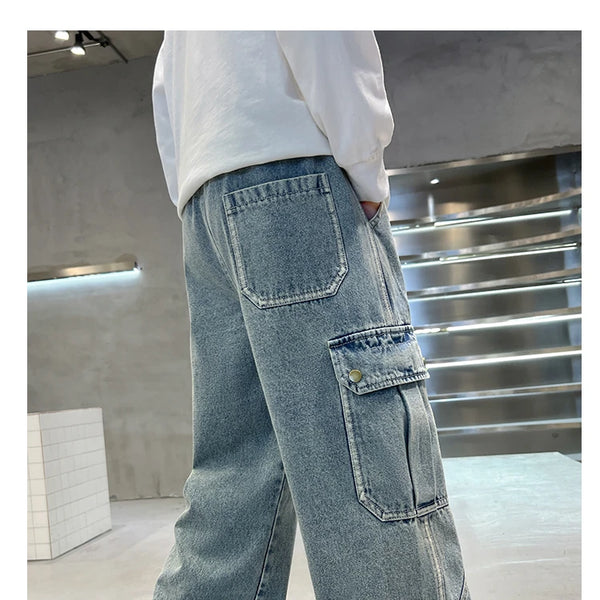 Pantalon jean con diseño actual para  niño, cómodo y elegante