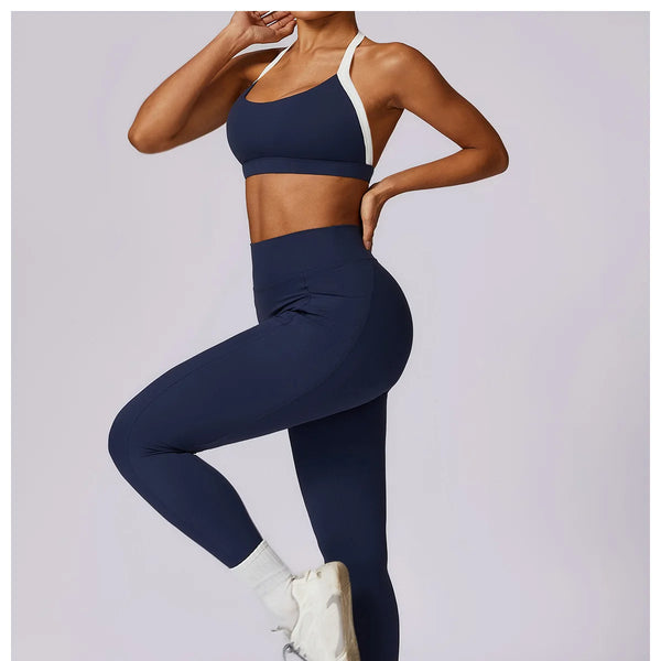 Conjunto deportivo para mujer, conjunto de 2 unidades ajustables y cómodos.