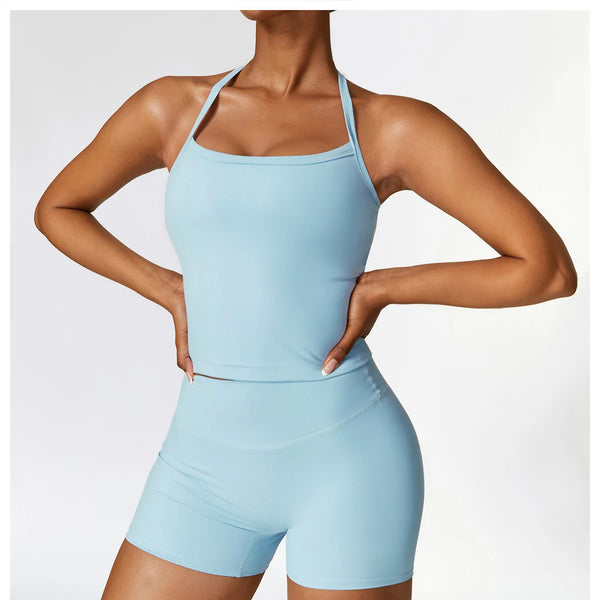 Conjunto deportivo de 2 piezas para mujer, muévete con comodidad y seguridad al momento de hacer ejercicio