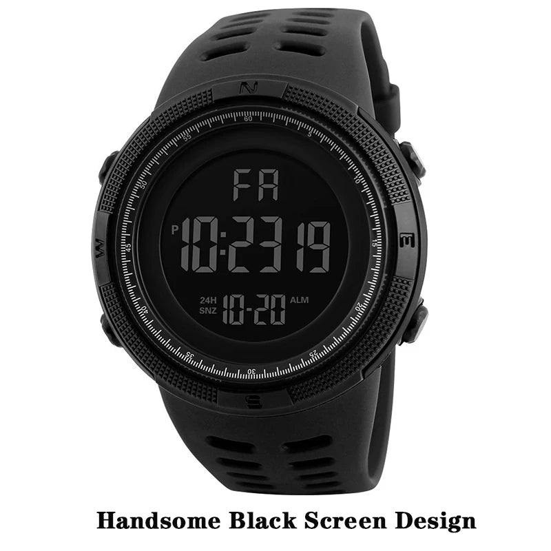 Reloj electrónico de alta calidad  para hombre, reloj luminoso diseño deportivo