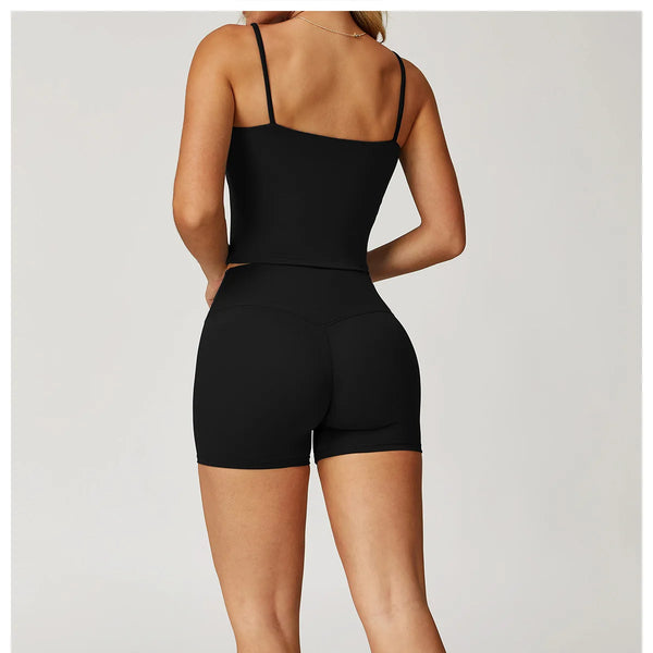 Conjunto deportivo de 2 piezas para mujer, atractivo y cómodo