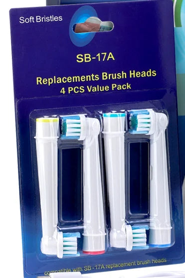 Cepillo de dientes eléctrico inteligente con sincronización giratoria, cepillo de dientes giratorio recargable con 4 cabezales, 5 modos de ajuste, blanqueamiento dental, coche Oral