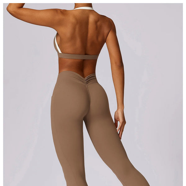 Conjunto deportivo para mujer, conjunto de 2 unidades ajustables y cómodos.