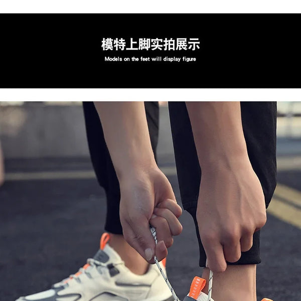 2025 nuevos zapatos de primavera para hombre, zapatos de malla transpirables de tendencia de primavera, zapatos deportivos y de ocio para correr, zapatos de moda, zapatos versátiles
