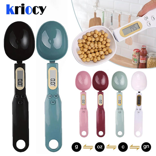 Báscula electrónica de cocina, 500g, 0,1g, LCD, medición Digital de alimentos, harina, cuchara Digital, Mini herramienta de cocina para báscula de café con leche
