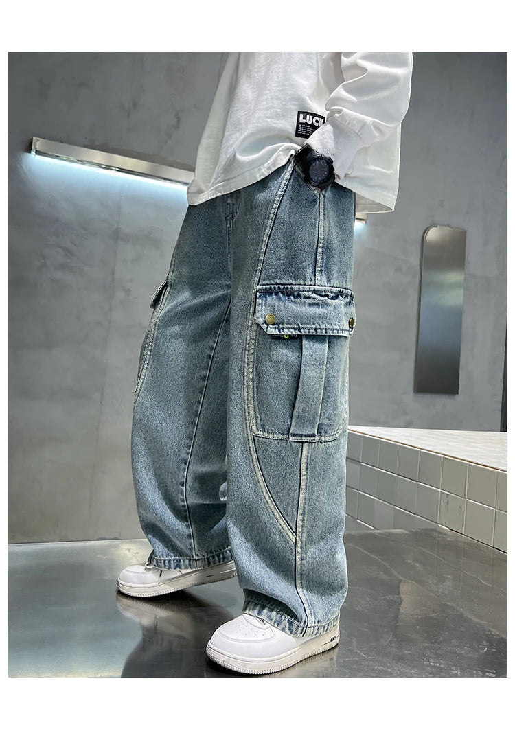 Pantalon jean con diseño actual para  niño, cómodo y elegante