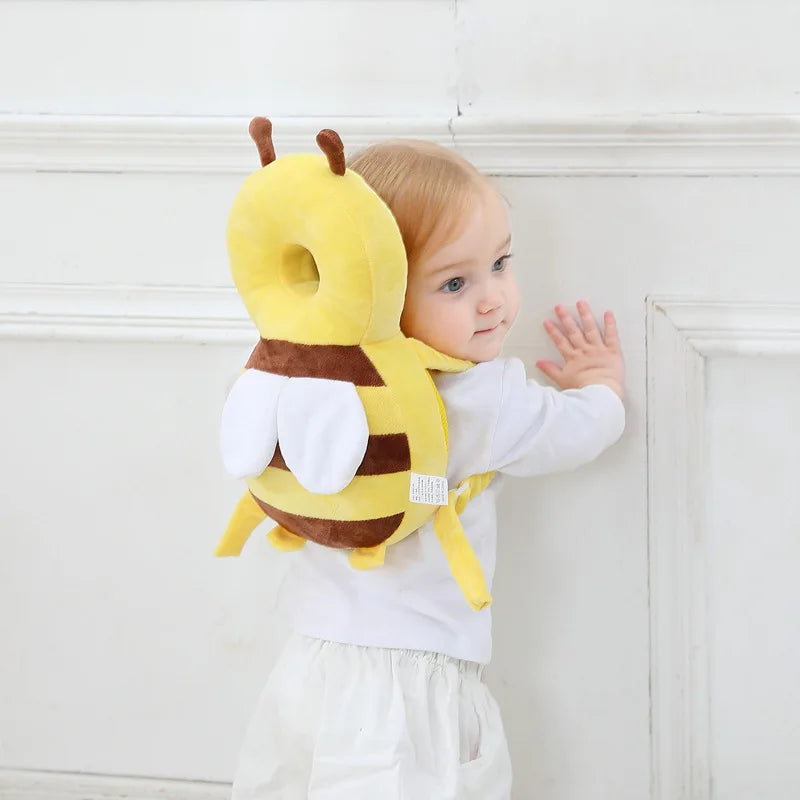 Nuevo Protector de espalda para aprender a caminar, almohada protectora anticaída de dibujos animados para bebé, cojín Protector de cabeza seguro para niños