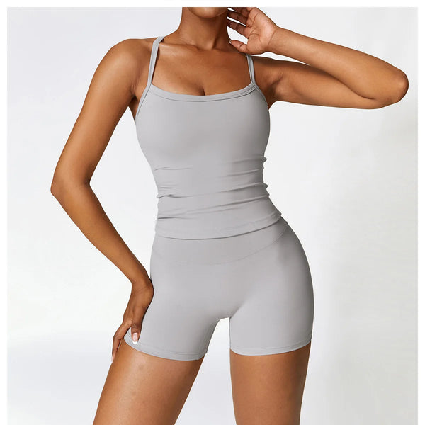 Conjunto deportivo de 2 piezas para mujer, muévete con comodidad y seguridad al momento de hacer ejercicio