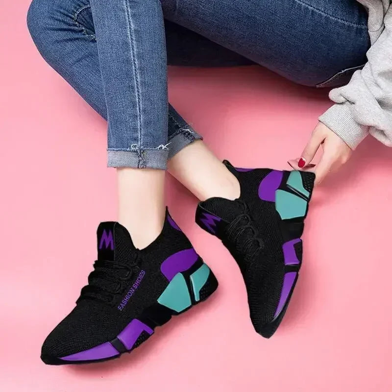 Nuevos zapatos de mujer modernos y sencillos, zapatos cómodos para mujer, zapatos deportivos ligeros y cómodo para primavera y otoño