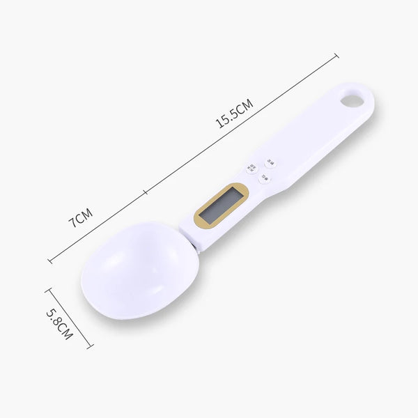 Báscula electrónica de cocina, 500g, 0,1g, LCD, medición Digital de alimentos, harina, cuchara Digital, Mini herramienta de cocina para báscula de café con leche