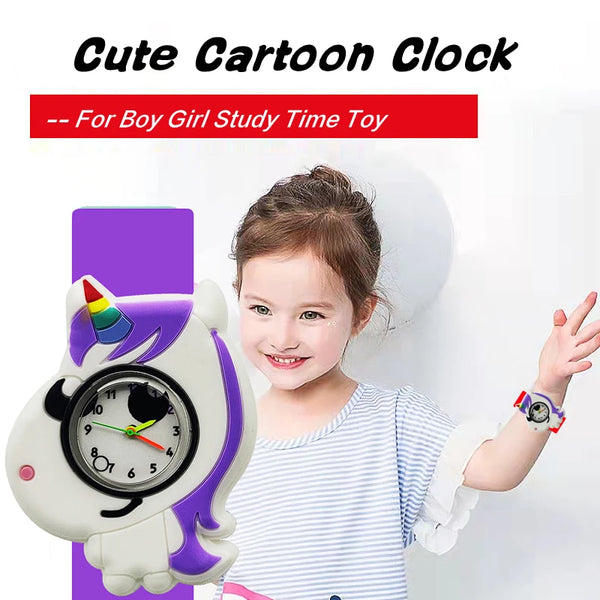 Reloj de unicornio juguetes para niños, relojes de cuarzo para niños, reloj para niños, reloj para bebé, regalo de Navidad