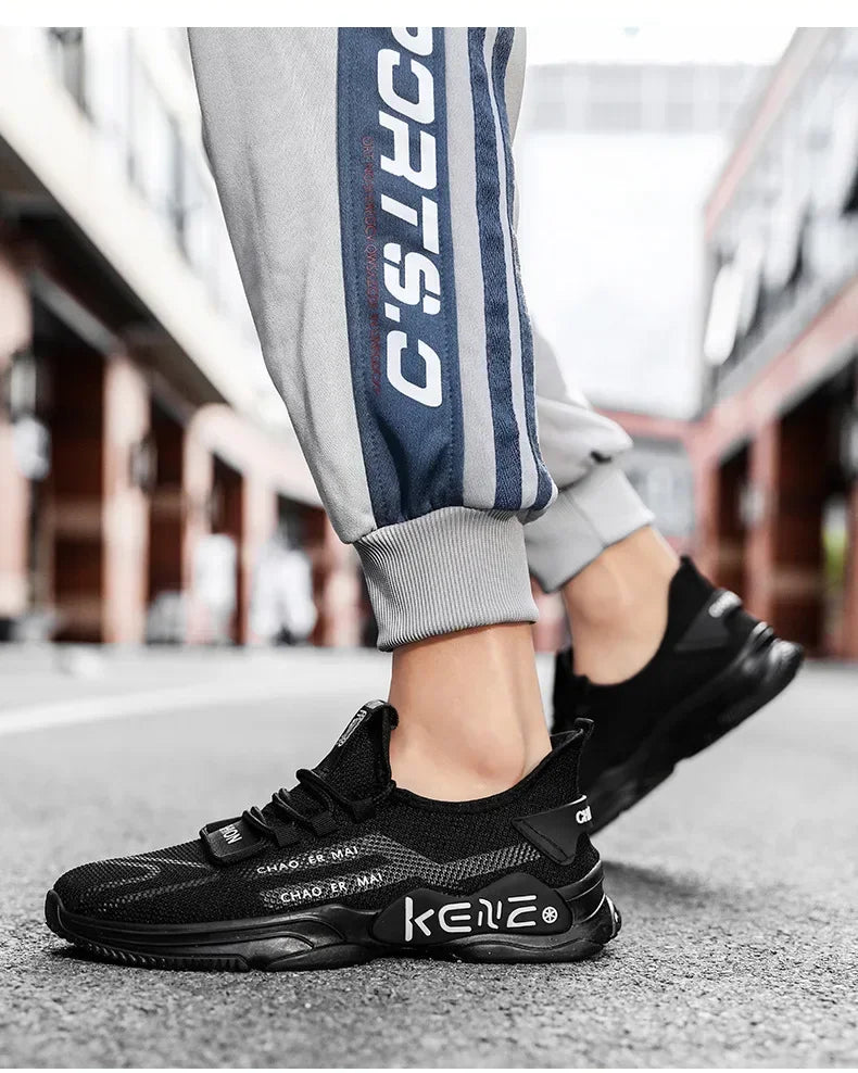 Nuevas zapatillas deportivas informales para hombre, zapatos de coco para correr deportes