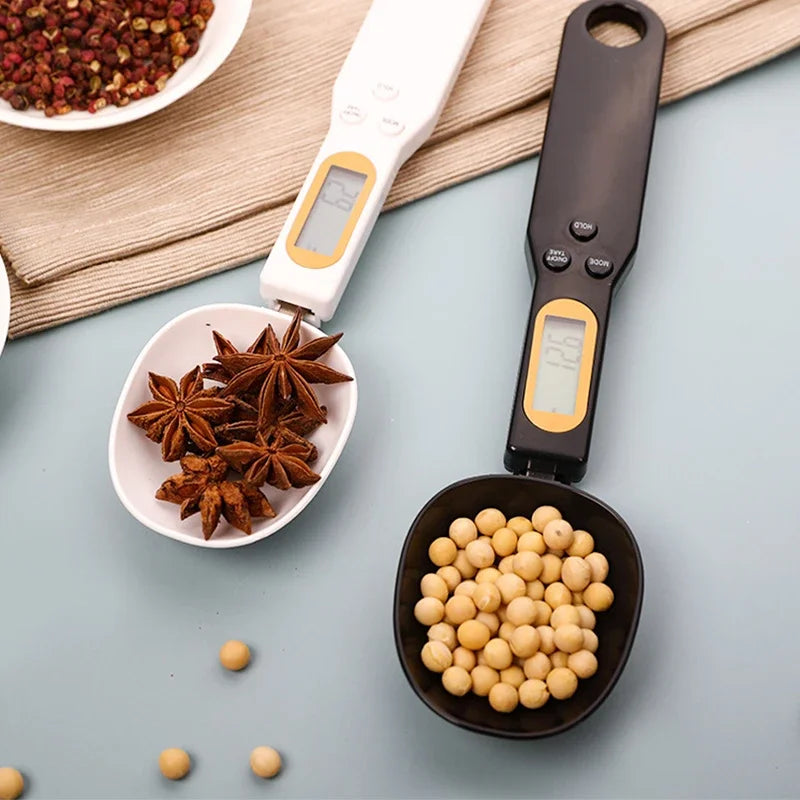 Nueva cuchara de pesaje ajustable con medición Digital LCD, báscula para café en polvo, báscula para hornear, cuchara medidora electrónica, herramientas de cocina