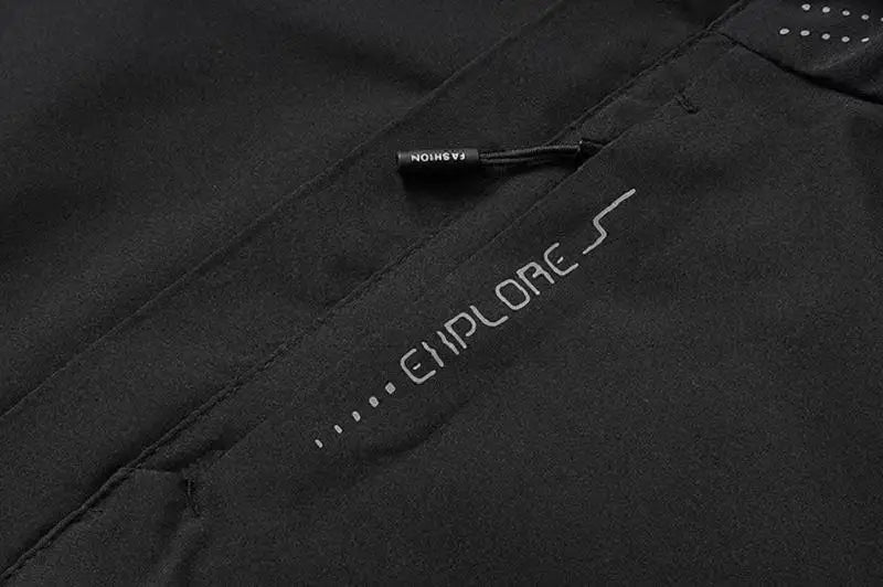 Chaqueta impermeable para hombre, impermeable exterior ligero con capucha para exteriores, chaqueta a prueba de viento para senderismo, chaquetas para escalar al aire libre