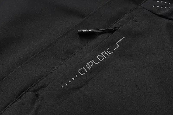 Chaqueta impermeable para hombre, impermeable exterior ligero con capucha para exteriores, chaqueta a prueba de viento para senderismo, chaquetas para escalar al aire libre