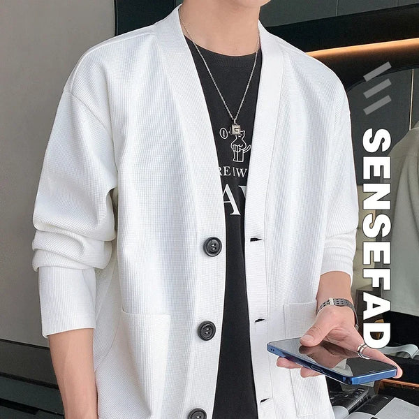 Chaqueta de verano para hombre, chaqueta de secado rápido de seda helada, chaleco informal de negocios de alta gama